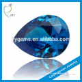 Natural drop pear blue sapphire rough loose gemstone